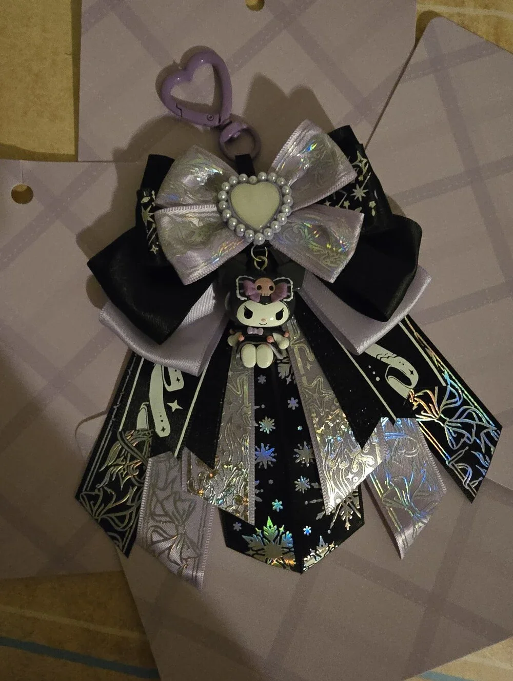 Sanrio Character Kuromi Charm Pendant